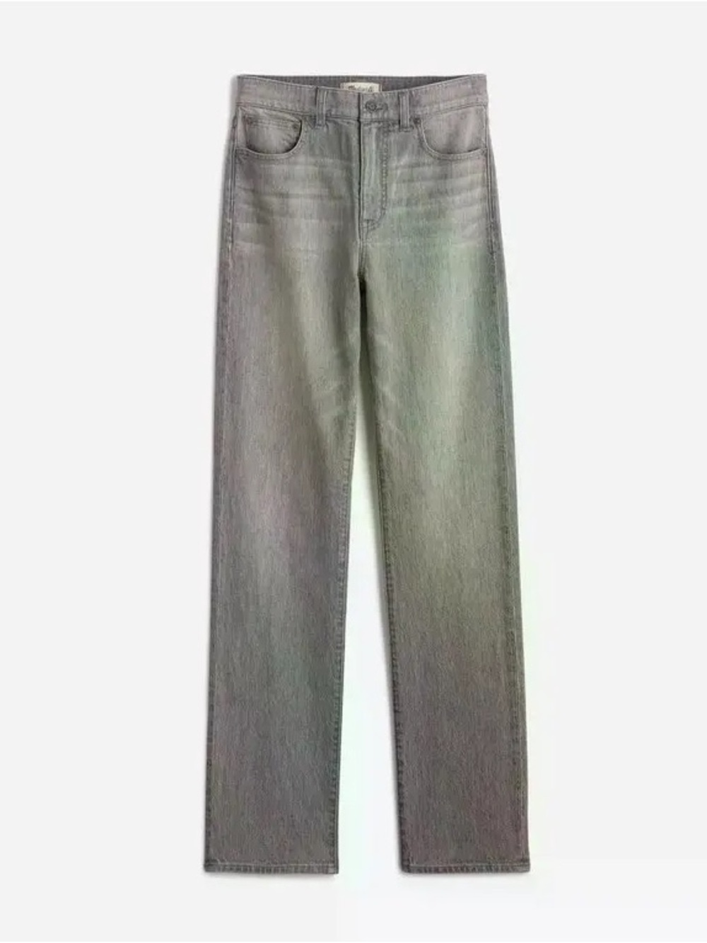 Madewell Straight Leg Jeans in Faded Gray